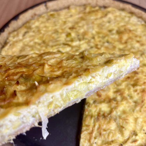 Tarte aux poireaux