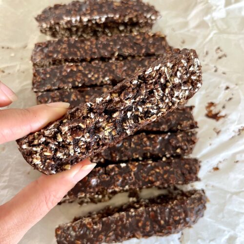 Barres de céréales riches en protéines